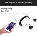 M12 In-ear Retractable Wireless Sports Bluetooth Headset for Apple Headset(Black)