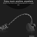 M12 In-ear Retractable Wireless Sports Bluetooth Headset for Apple Headset(White)