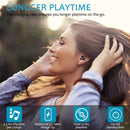 BTH-A6 Wireless Bluetooth 5.0 Earphone with Magnetic Charging Box (Black)