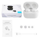 BTH-A6 Wireless Bluetooth 5.0 Earphone with Magnetic Charging Box (White)