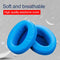 1 Pair Oval Leather Beveled Headphone Protective Case for Brainwavz HM5 / Philip SHP9500(Black)
