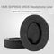 1 Pair Oval Leather Beveled Headphone Protective Case for Brainwavz HM5 / Philip SHP9500(Red)