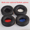 1 Pair Leather Sponge Protective Case for Jabra MOVE Headphone(Black Grey)