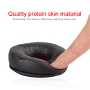 1 Pair Leather Sponge Protective Case for Jabra MOVE Headphone(Black Red)