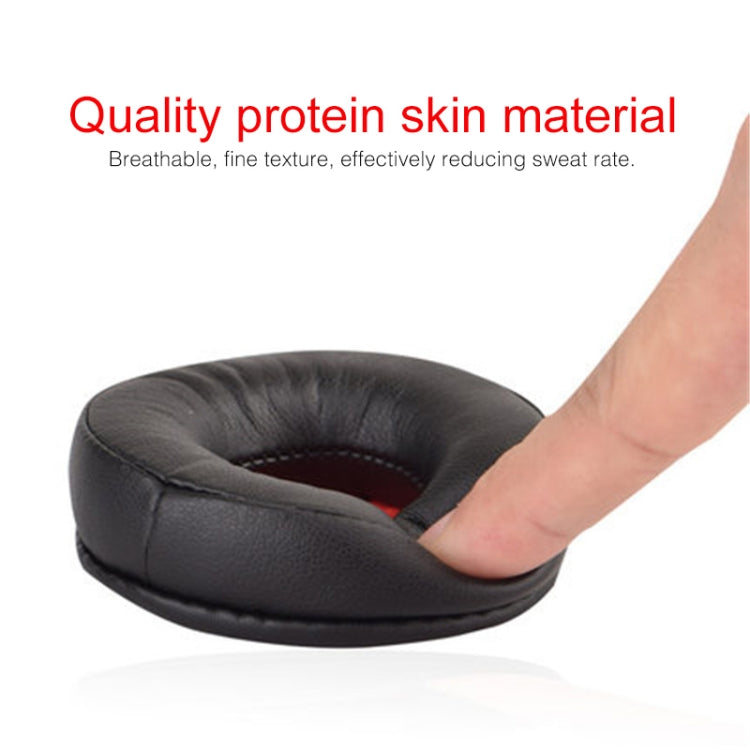 1 Pair Leather Sponge Protective Case for Jabra MOVE Headphone(Black)