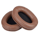 1 Pair Leather Sponge Protective Case for Steelseries Arctis 3 Pro / Ice 5 / Ice 7 Headphone (Brown)