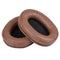 1 Pair Leather Sponge Protective Case for Steelseries Arctis 3 Pro / Ice 5 / Ice 7 Headphone (Brown)