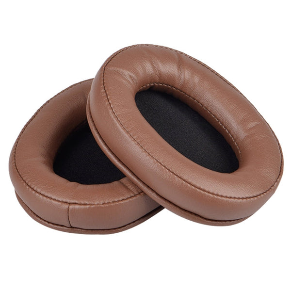 1 Pair Leather Sponge Protective Case for Steelseries Arctis 3 Pro / Ice 5 / Ice 7 Headphone (Brown)