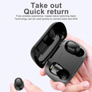 L21 9D Sound Effect Bluetooth 5.0 Wireless Bluetooth Earphone with Charging Box, Support for HD Calls (Pink)