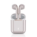 J18 Bluetooth 5.0 TWS Wireless Binaural Bluetooth Earphone with Charging Box(Rose Gold)