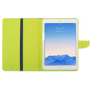 GOOSPERY FANCY DIARY for iPad Air 2 Cross Texture Leather Case with Card Slot & Holder & Wallet(Navy Blue)