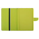 GOOSPERY FANCY DIARY for iPad Air 2 Cross Texture Leather Case with Card Slot & Holder & Wallet(Navy Blue)