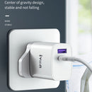 IVON AD52 18W USB-C / Type-C + USB Dual Port PD Fast Charge(EU Plug)