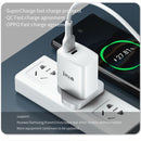 IVON AD52 18W USB-C / Type-C + USB Dual Port PD Fast Charge(EU Plug)
