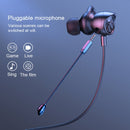 Langsdom G200X In-ear Wired Control Gaming Earphone, Cable Length: 1.2m (Red)