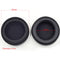 For JBL Cuffie Synchros S700 S500 Headphones Imitation Leather + Foam Soft Earphone Protective Cover Earmuffs, One Pair(Black)