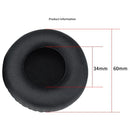 For JBL E30 Headphones Imitation Leather + Foam Soft Earphone Protective Cover Earmuffs, One Pair(Black)