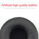 For JBL Synchros S400BT Headphones Imitation Leather + Memory Foam Soft Earphone Protective Cover Earmuffs, One Pair(Red)