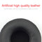 For JBL Synchros S400BT Headphones Imitation Leather + Memory Foam Soft Earphone Protective Cover Earmuffs, One Pair(Red)