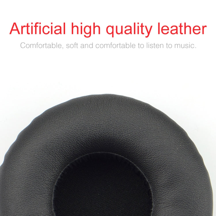 For JBL Synchros S400BT Headphones Imitation Leather + Memory Foam Soft Earphone Protective Cover Earmuffs, One Pair(Red)
