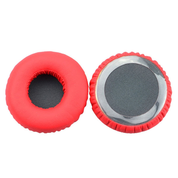 For JBL Synchros S400BT Headphones Imitation Leather + Memory Foam Soft Earphone Protective Cover Earmuffs, One Pair(Red)