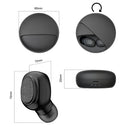YH-03 TWS V5.0 Wireless Stereo Bluetooth Headset with Charging Case, Support Voice Assistant(Black)