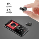 YH-03 TWS V5.0 Wireless Stereo Bluetooth Headset with Charging Case, Support Voice Assistant(Black)