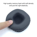 1 Pair Imitation Leather + Memory Foam Soft Headphone Jacket Earmuffs for Marshall MID ANC, without Rubber Plate Buckle