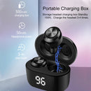 A6 Bluetooth 5.0 True Wireless Bluetooth Earphone with Charging Box (Black)