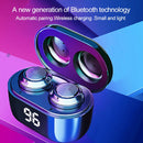 A6 Bluetooth 5.0 True Wireless Bluetooth Earphone with Charging Box (Black)