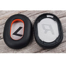For Plantronics Backbeat Pro 2 / Voyager 8200UC Earphone Cushion Cover Earmuffs Replacement Earpads(Black)