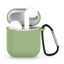 Wireless Earphones Shockproof Silicone Protective Case for Apple AirPods 1 / 2(Green)