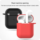 Wireless Earphones Shockproof Silicone Protective Case for Apple AirPods 1 / 2(Red)