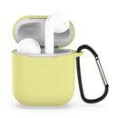 Wireless Earphones Shockproof Silicone Protective Case for Apple AirPods 1 / 2(Yellow)