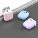 Wireless Earphones Shockproof Silicone Protective Case for Apple AirPods 1 / 2(Sky Blue)