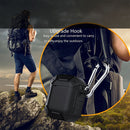 Wireless Earphones Shockproof Armor Silicone Protective Case for Apple AirPods 1 / 2, Wireless Version(Black)