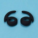 Wireless Bluetooth Earphone Silicone Ear Caps Earpads for Apple AirPods 1 / 2 (Black)