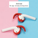 Wireless Bluetooth Earphone Silicone Ear Caps Earpads for Apple AirPods 1 / 2 (Red)