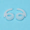 Wireless Bluetooth Earphone Silicone Ear Caps Earpads for Apple AirPods 1 / 2 (Transparent)