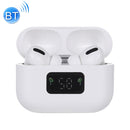 i58 TWS Bluetooth 5.0 Touch Wireless Bluetooth Earphone for IOS System Equipment, with Magnetic Attraction Charging Box & Smart Digital Display, Support Siri(White)
