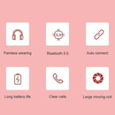 Y08 Hifi Sound Quality Macaron Bluetooth Headset, Supports Calling & TF Card & 3.5mm AUX (Yellow)
