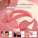 Y08 Hifi Sound Quality Macaron Bluetooth Headset, Supports Calling & TF Card & 3.5mm AUX (Yellow)