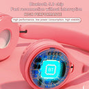Y08 Hifi Sound Quality Macaron Bluetooth Headset, Supports Calling & TF Card & 3.5mm AUX (Yellow)