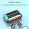 F9-5 Bluetooth 5.0 TWS Wireless Binaural Bluetooth Earphone with Charging Box & Support Call & LED Digital Display(Black)