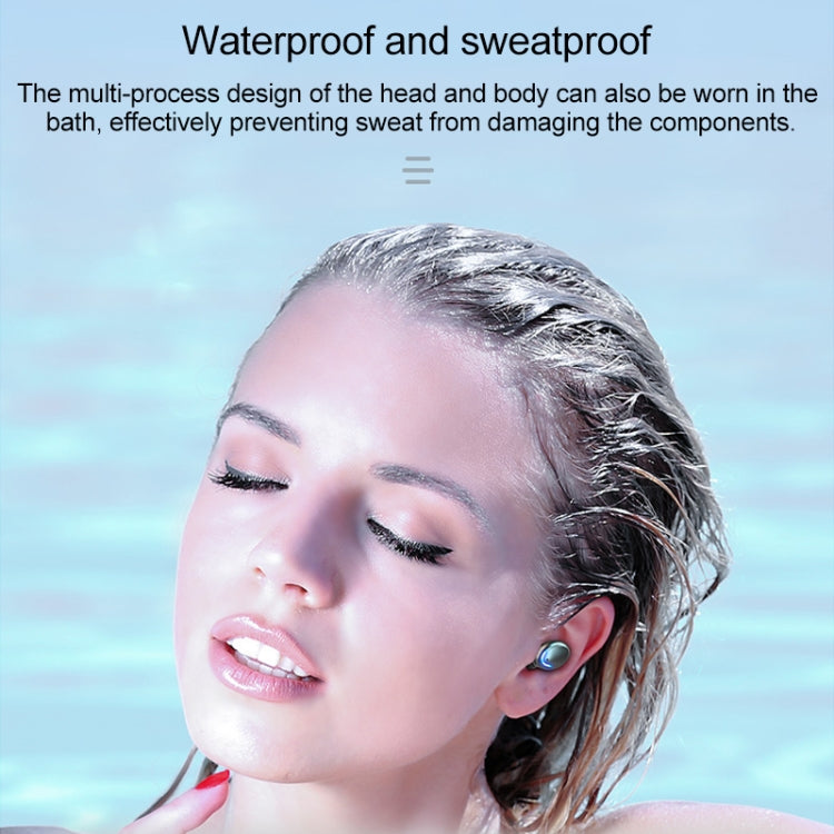 F9-5 Bluetooth 5.0 TWS Wireless Binaural Bluetooth Earphone with Charging Box & Support Call & LED Digital Display(Black)