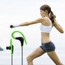 L1 Ox Horn Shape Sport Stereo Bluetooth 4.1 Headset(Green)