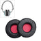 2 PCS For SONY MDR-V55 Earphone Cushion Leather Cover Earmuffs Replacement Earpads (Red)