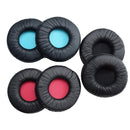 2 PCS For SONY MDR-V55 Earphone Cushion Leather Cover Earmuffs Replacement Earpads (Blue)