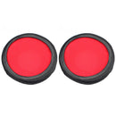 1 Pair Sponge Headphone Protective Case for Sony MDR-ZX600 / MDR-ZX660(Red)