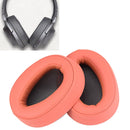 1 Pair Sponge Headphone Protective Case for Sony MDR-100ABN / WH-H900N(Twilight red)